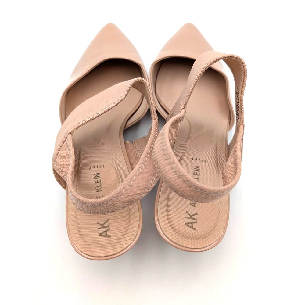 Anne Klein Izel Pointed Toe Kitten Heel Pump Women's Beige Size US10M EU40.5 - Picture 8 of 11